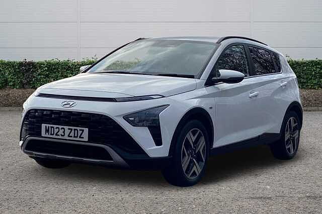 Hyundai BAYON 1.0 T-GDi MHEV Premium SUV 5dr Petrol Hybrid DCT Euro 6 (s/s) (100 ps) White