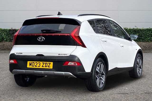 Hyundai BAYON 1.0 T-GDi MHEV Premium SUV 5dr Petrol Hybrid DCT Euro 6 (s/s) (100 ps) White