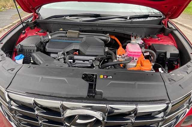 Hyundai TUCSON 1.6 h T-GDi Premium SUV 5dr Petrol Hybrid Auto Euro 6 (s/s) (230 ps) Red