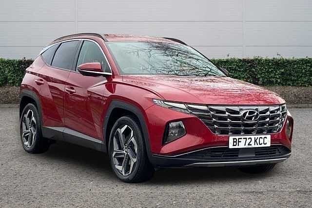 Hyundai TUCSON 1.6 h T-GDi Premium SUV 5dr Petrol Hybrid Auto Euro 6 (s/s) (230 ps) Red