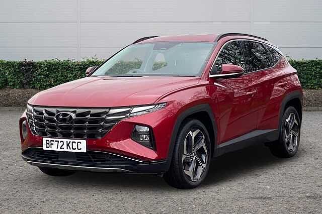 Hyundai TUCSON 1.6 h T-GDi Premium SUV 5dr Petrol Hybrid Auto Euro 6 (s/s) (230 ps) Red