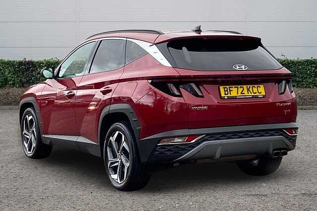 Hyundai TUCSON 1.6 h T-GDi Premium SUV 5dr Petrol Hybrid Auto Euro 6 (s/s) (230 ps) Red