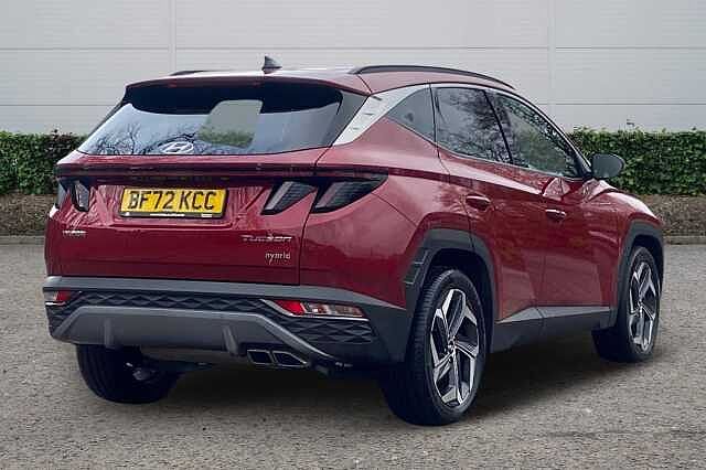 Hyundai TUCSON 1.6 h T-GDi Premium SUV 5dr Petrol Hybrid Auto Euro 6 (s/s) (230 ps) Red
