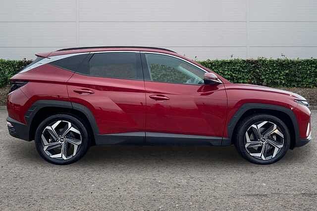 Hyundai TUCSON 1.6 h T-GDi Premium SUV 5dr Petrol Hybrid Auto Euro 6 (s/s) (230 ps) Red