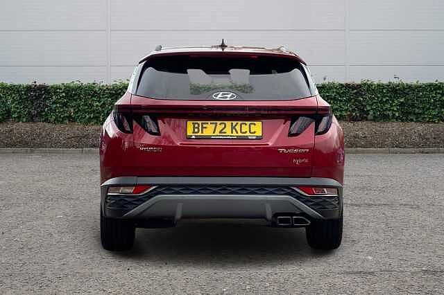 Hyundai TUCSON 1.6 h T-GDi Premium SUV 5dr Petrol Hybrid Auto Euro 6 (s/s) (230 ps) Red