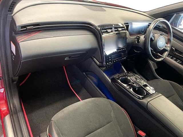 Hyundai TUCSON 1.6 h T-GDi N Line S SUV 5dr Petrol Hybrid Auto Euro 6 (s/s) (230 ps) Red