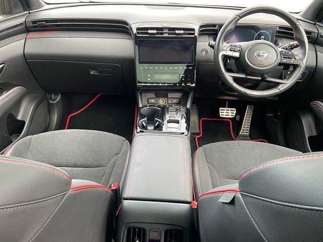 Hyundai TUCSON 1.6 h T-GDi N Line S SUV 5dr Petrol Hybrid Auto Euro 6 (s/s) (230 ps) Red