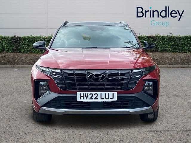 Hyundai TUCSON 1.6 h T-GDi N Line S SUV 5dr Petrol Hybrid Auto Euro 6 (s/s) (230 ps) Red