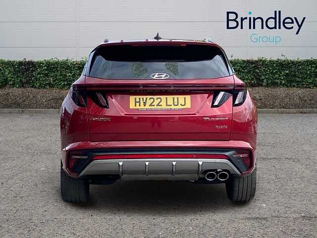 Hyundai TUCSON 1.6 h T-GDi N Line S SUV 5dr Petrol Hybrid Auto Euro 6 (s/s) (230 ps) Red