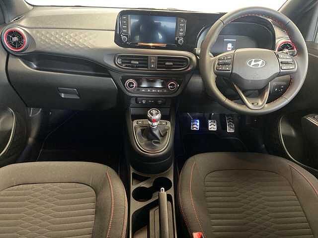 Hyundai I10 1.0 T-GDi N Line Hatchback 5dr Petrol Manual Euro 6 (s/s) (90 ps) Dragon Red