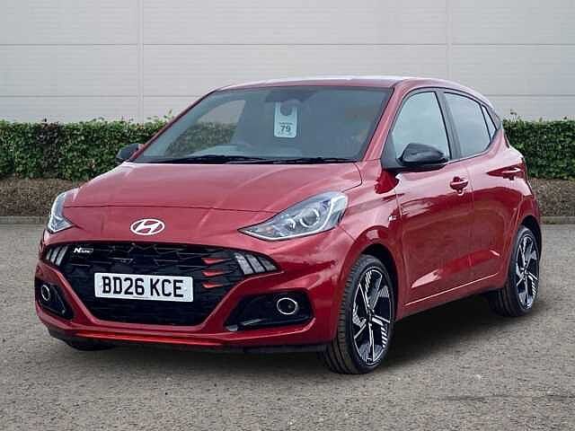 Hyundai I10 1.0 T-GDi N Line Hatchback 5dr Petrol Manual Euro 6 (s/s) (90 ps) Dragon Red