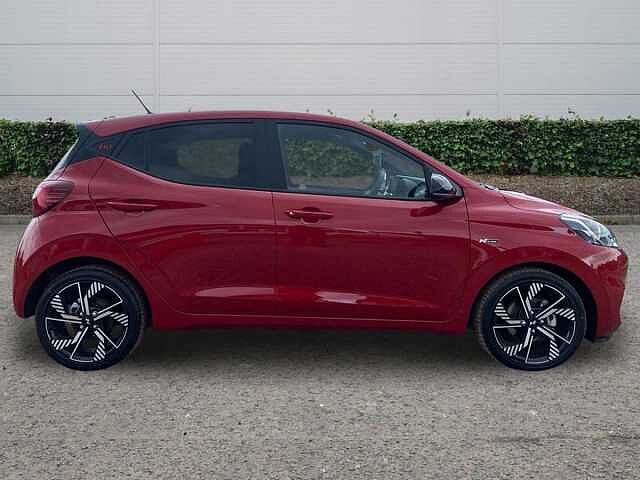 Hyundai I10 1.0 T-GDi N Line Hatchback 5dr Petrol Manual Euro 6 (s/s) (90 ps) Dragon Red