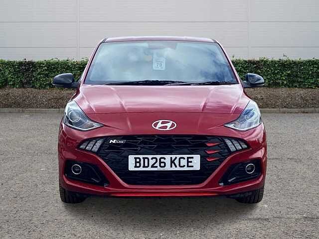 Hyundai I10 1.0 T-GDi N Line Hatchback 5dr Petrol Manual Euro 6 (s/s) (90 ps) Dragon Red