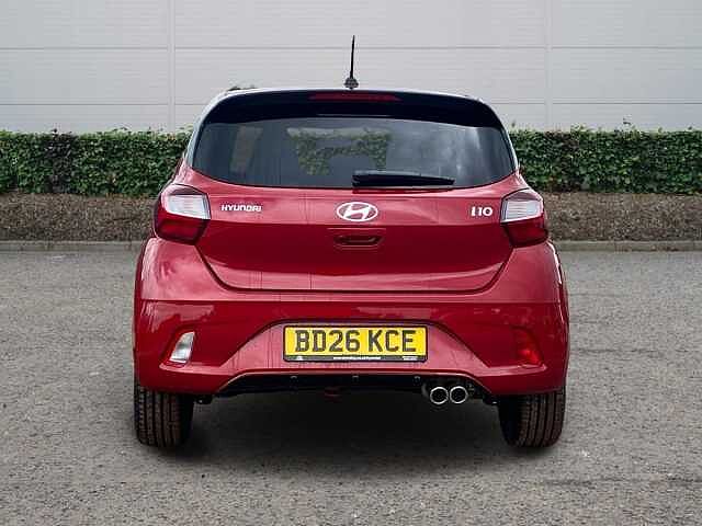 Hyundai I10 1.0 T-GDi N Line Hatchback 5dr Petrol Manual Euro 6 (s/s) (90 ps) Dragon Red