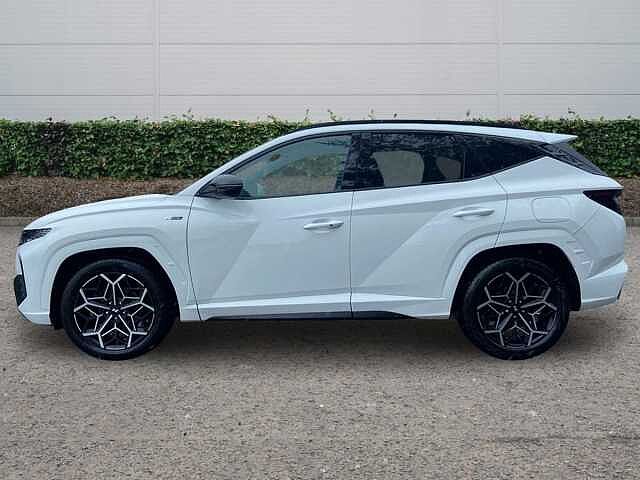 Hyundai TUCSON 1.6 h T-GDi N Line S SUV 5dr Petrol Hybrid Auto Euro 6 (s/s) (230 ps) Atlas White
