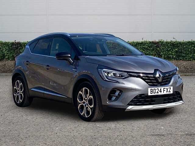 Renault CAPTUR 1.6 E-TECH techno SUV 5dr Petrol Hybrid Auto Euro 6 (s/s) (145 ps) Grey