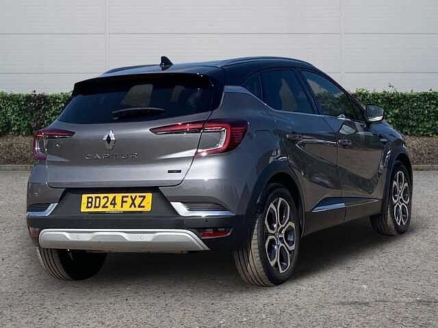 Renault CAPTUR 1.6 E-TECH techno SUV 5dr Petrol Hybrid Auto Euro 6 (s/s) (145 ps) Grey