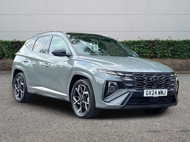 Hyundai TUCSON 1.6 T-GDi N Line S SUV 5dr Petrol Hybrid Auto Euro 6 (s/s) (215 ps) SHADOW Grey