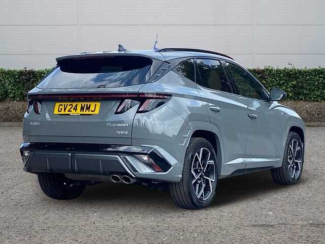 Hyundai TUCSON 1.6 T-GDi N Line S SUV 5dr Petrol Hybrid Auto Euro 6 (s/s) (215 ps) SHADOW Grey