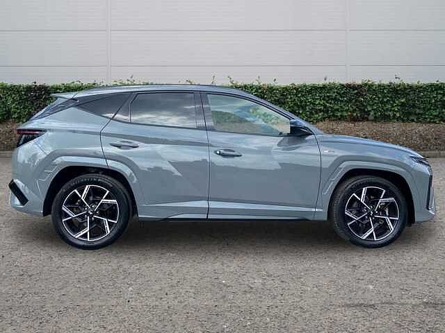 Hyundai TUCSON 1.6 T-GDi N Line S SUV 5dr Petrol Hybrid Auto Euro 6 (s/s) (215 ps) SHADOW Grey