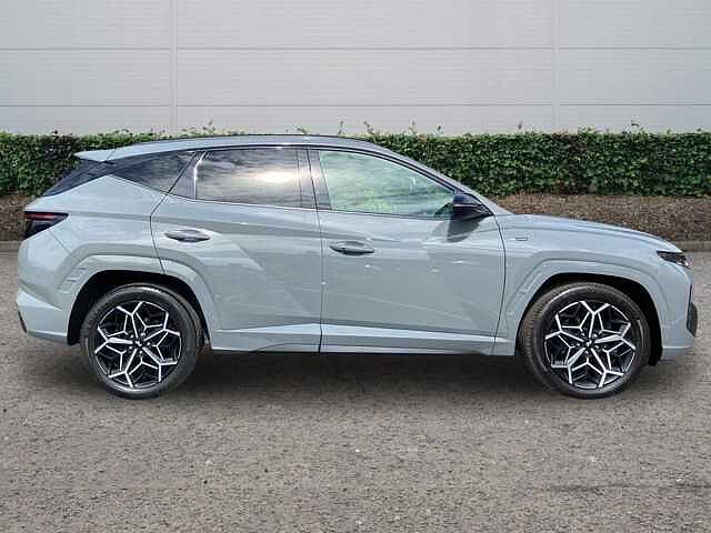 Hyundai TUCSON 1.6 h T-GDi N Line SUV 5dr Petrol Hybrid Auto Euro 6 (s/s) (230 ps) Shadow Grey