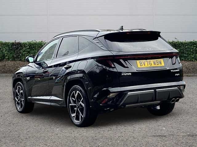 Hyundai TUCSON 1.6 T-GDi 13.8kWh N Line Edition SUV 5dr Petrol Plug-in Hybrid Auto Euro 6 (s/s) ABYSS Black