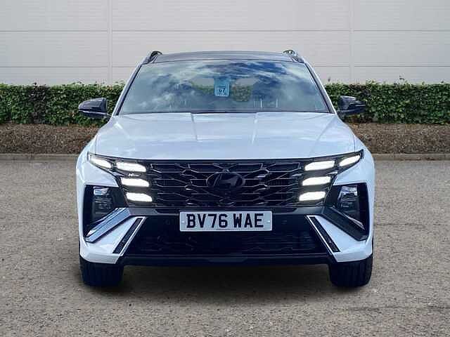 Hyundai TUCSON 1.6 T-GDi 13.8kWh N Line S SUV 5dr Petrol Plug-in Hybrid Auto Euro 6 (s/s) (253 SERENITY White