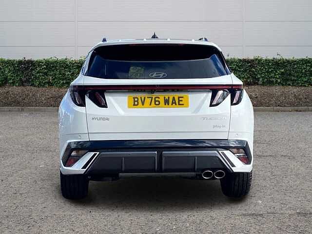 Hyundai TUCSON 1.6 T-GDi 13.8kWh N Line S SUV 5dr Petrol Plug-in Hybrid Auto Euro 6 (s/s) (253 SERENITY White