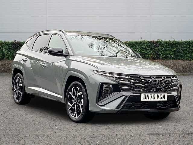 Hyundai TUCSON 1.6T Hybrid N Line Edition SUV 5dr Petrol Hybrid Auto Euro 6 (s/s) (239 ps) Grey