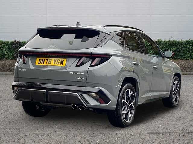 Hyundai TUCSON 1.6T Hybrid N Line Edition SUV 5dr Petrol Hybrid Auto Euro 6 (s/s) (239 ps) Grey