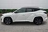 Hyundai TUCSON 1.6 T-GDi MHEV N Line S SUV 5dr Petrol Hybrid DCT Euro 6 (s/s) (150 ps) White